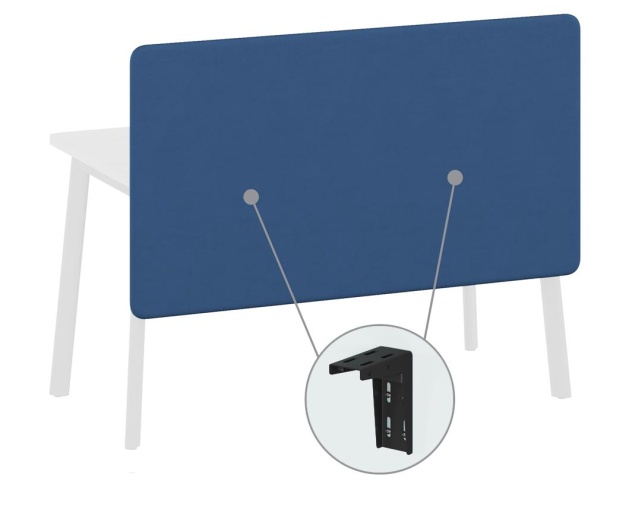 Панель стола ткань 138 см синий Flex